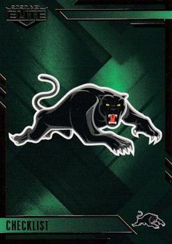 2020 NRL Elite - Mojo Emerald #ME091 Penrith Panthers Checklist Front